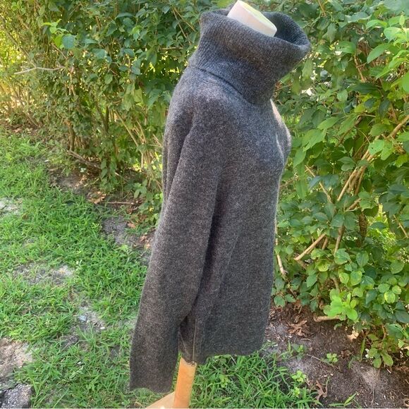 Vero moda Blakely Wool M Women’s Melange Cowl Neck Sweater side Zip Alpa… - Picture 8 of 16